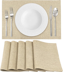 Jute Table Mat Set - Beige - Aura Living