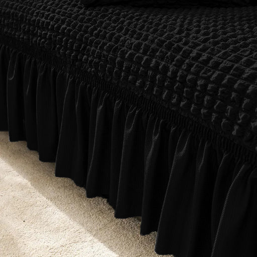 black fitted bubble sofa cover Regular