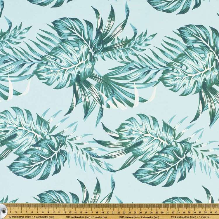 PALMLEAVES PRINTED BLACKOUT CURTAIN - Aura living