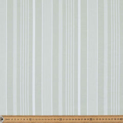 GREEN STRIP PRINTED BLACKOUT CURTAIN - Aura living