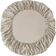 Rich Cotton Fitted Sheet with Pillow covers - Beige