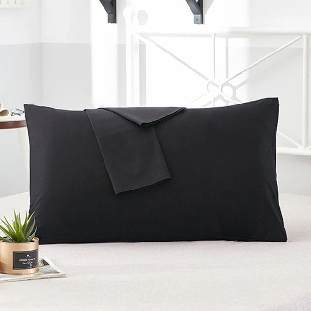 Plain Dyed Cotton Pillow Cases