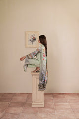 Resham Unstitched Cambric 3 Pcs Printed Suit D748