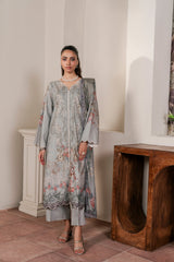 Resham Unstitched Cambric 3 Pcs Printed Suit D755