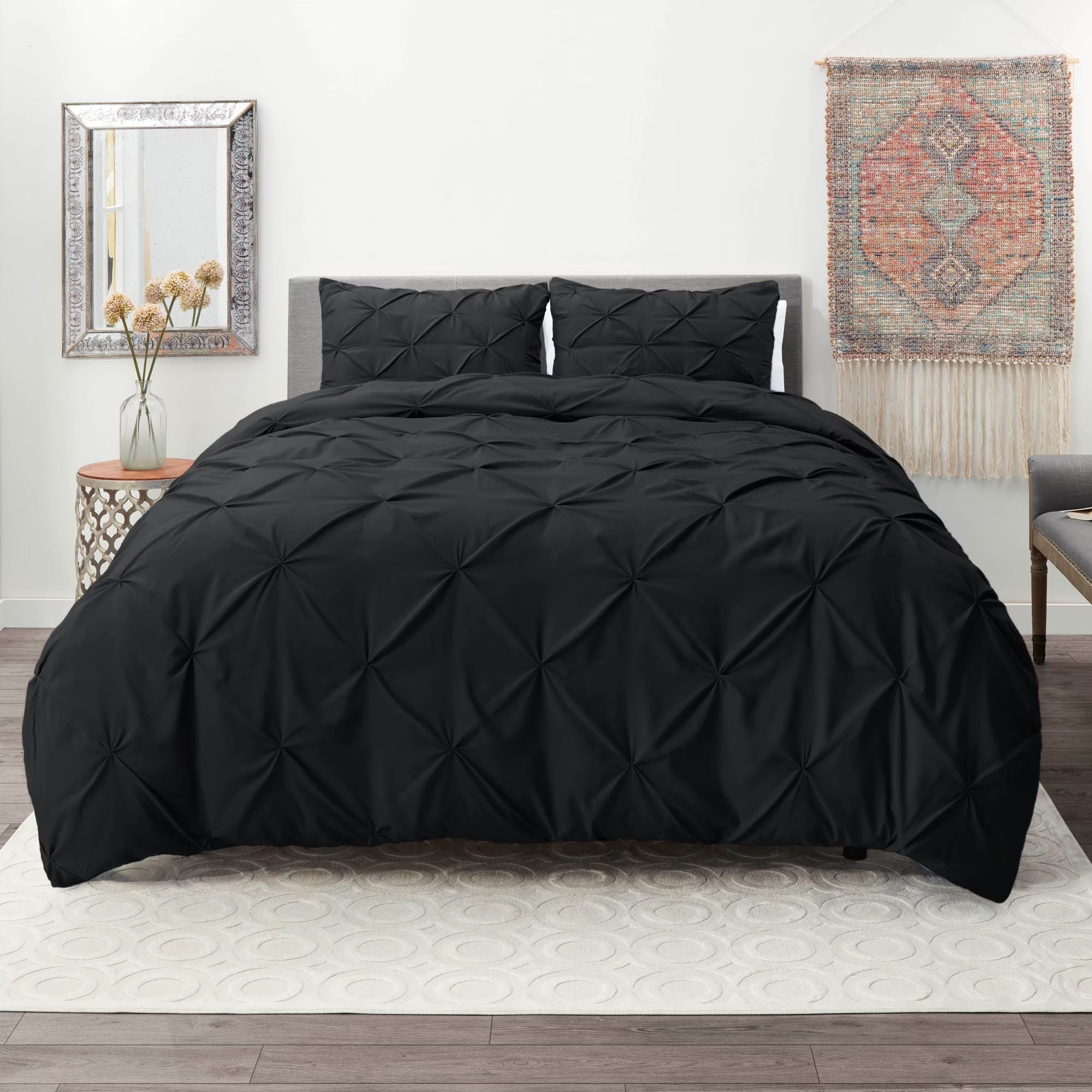 Cotton Pintuck Duvet Cover Sets
