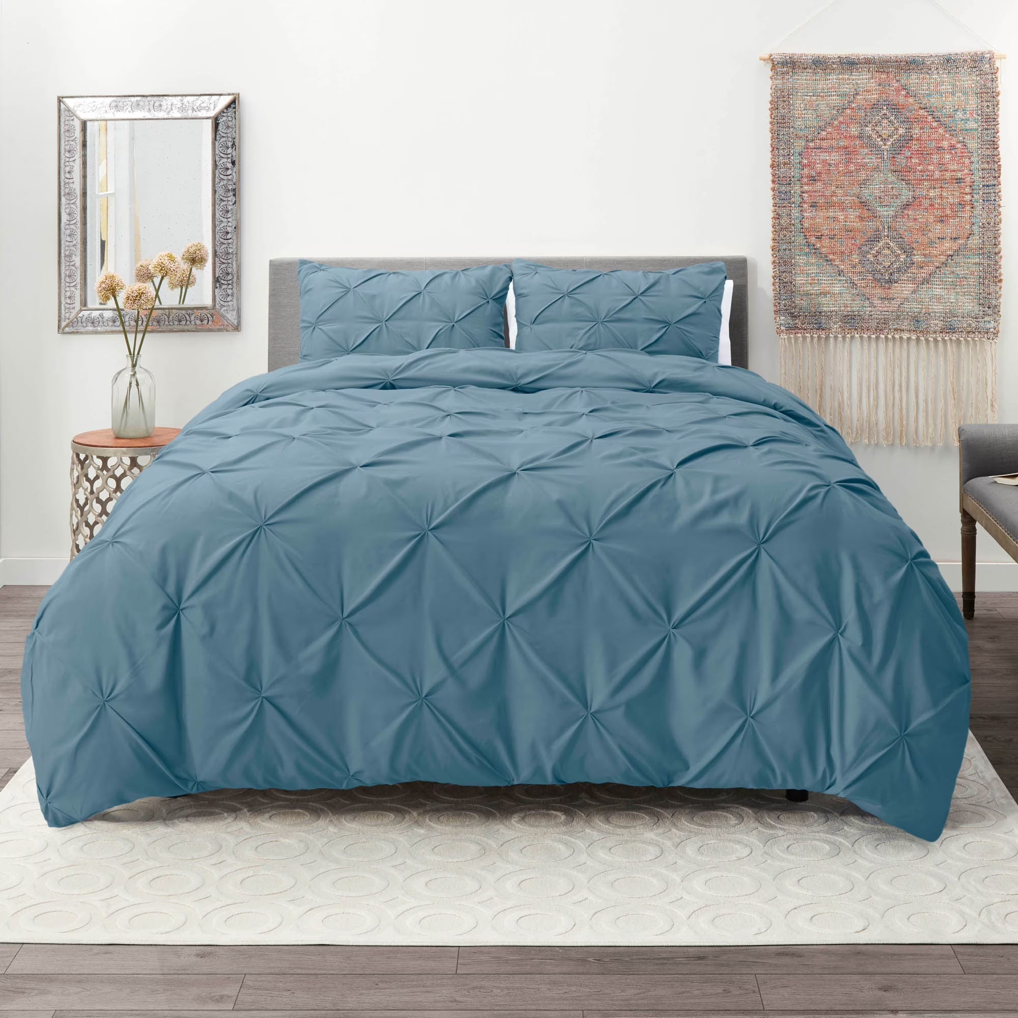 Cotton Pintuck Duvet Cover Sets