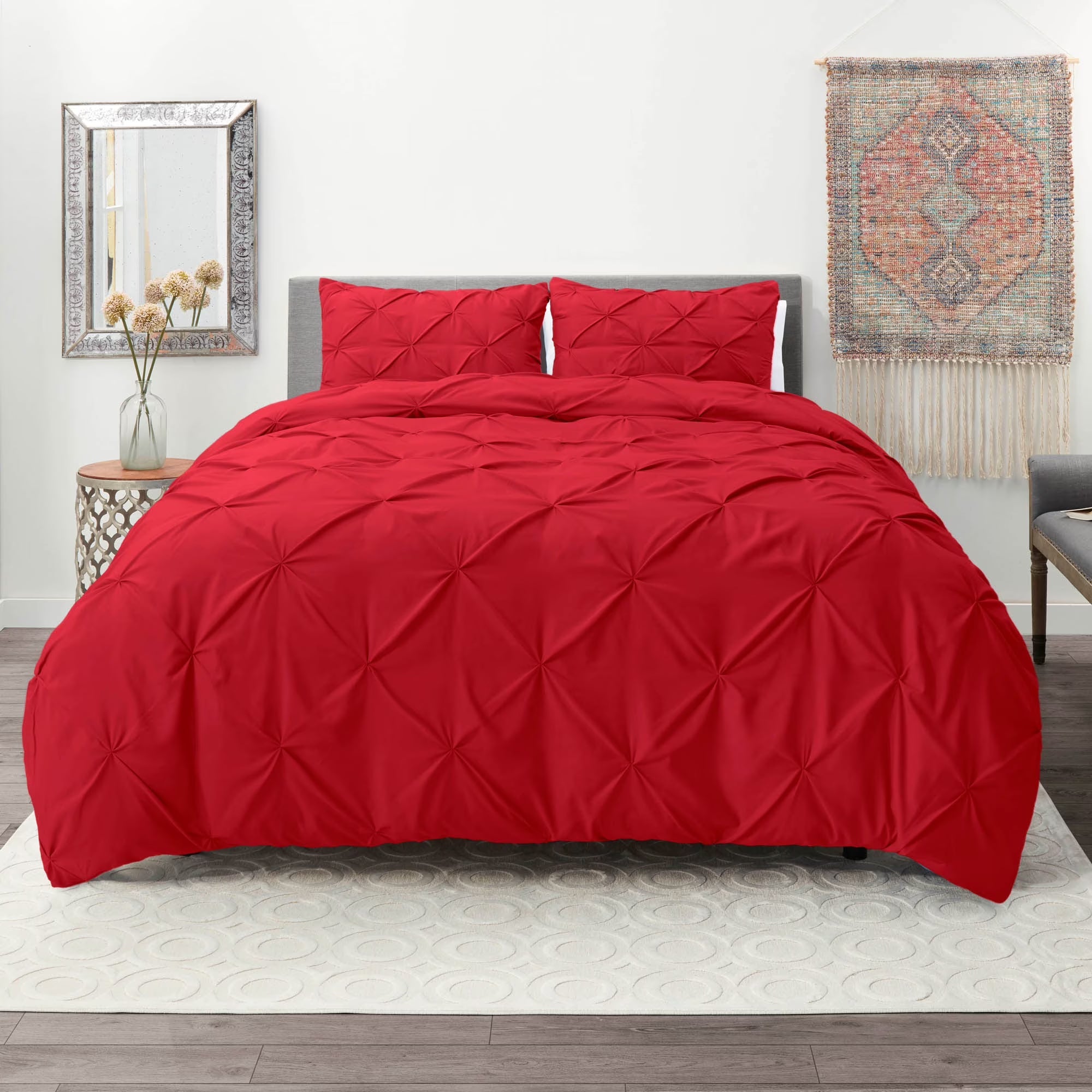 Cotton Pintuck Duvet Cover Sets