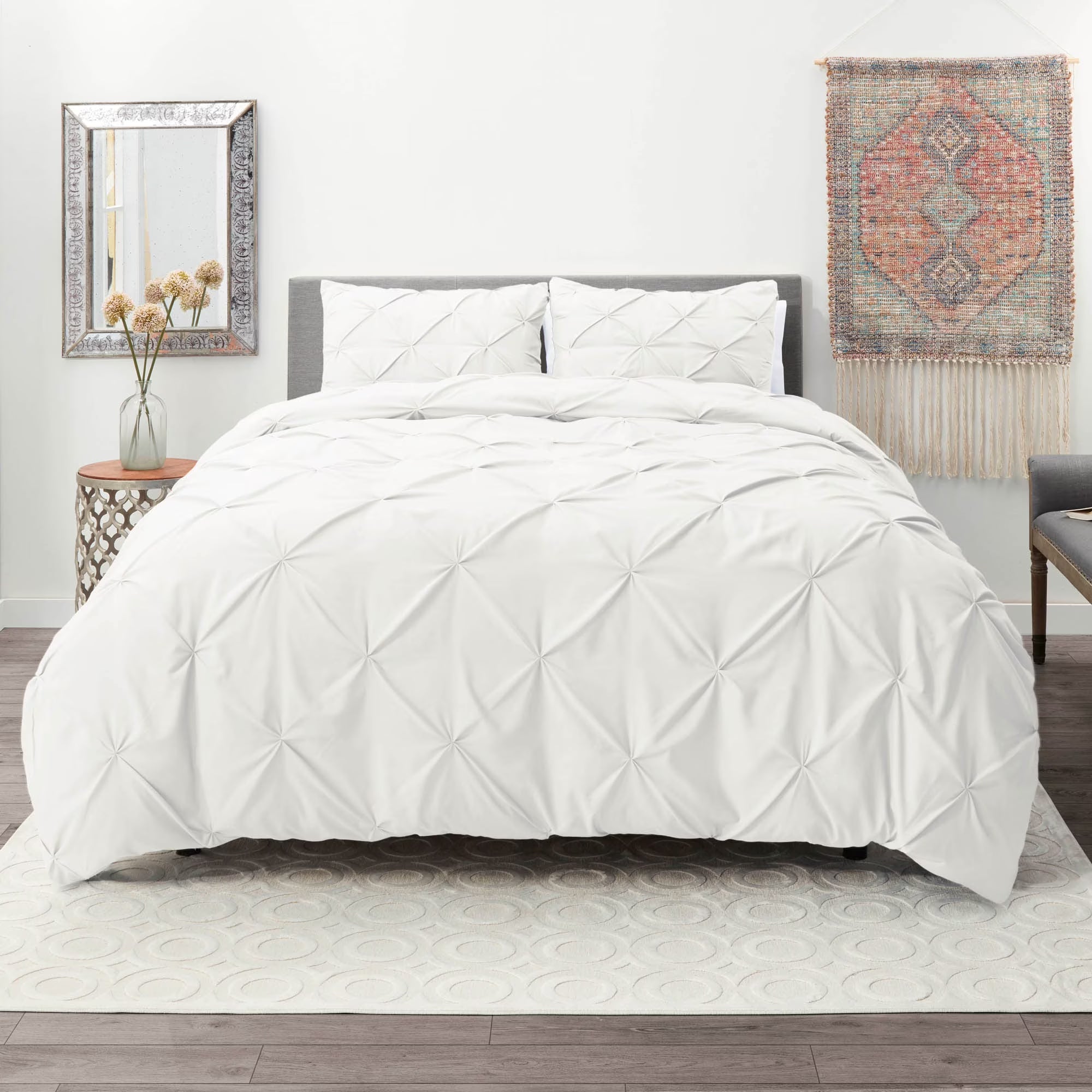 Cotton Pintuck Duvet Cover Sets