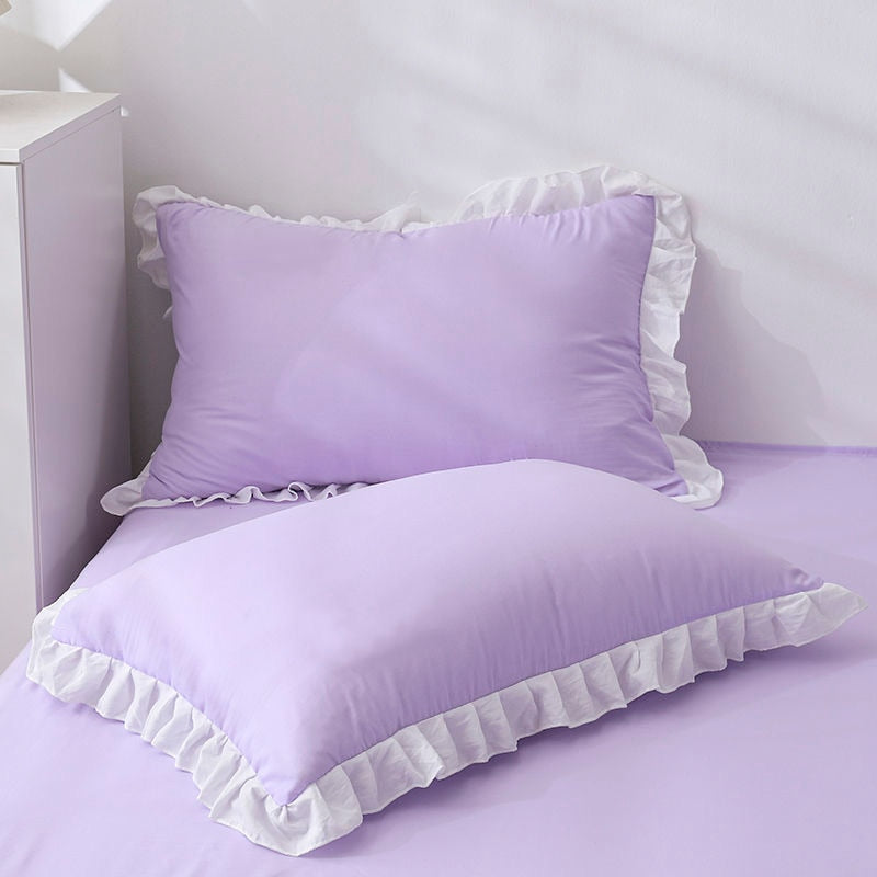 Princess Pillow Cases With Ruffles - Aura living