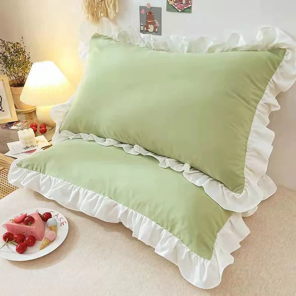 Princess Pillow Cases With Ruffles - Aura living