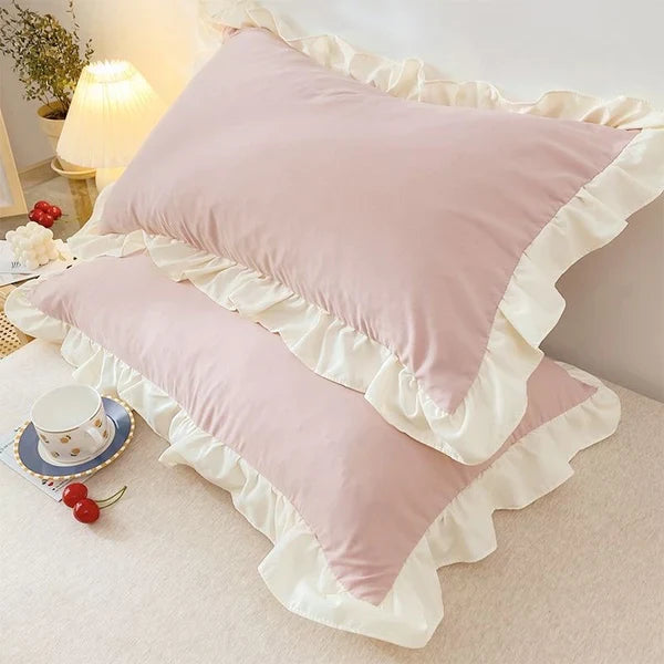 Princess Pillow Cases With Ruffles - Aura living