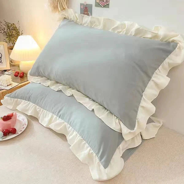 Princess Pillow Cases With Ruffles - Aura living