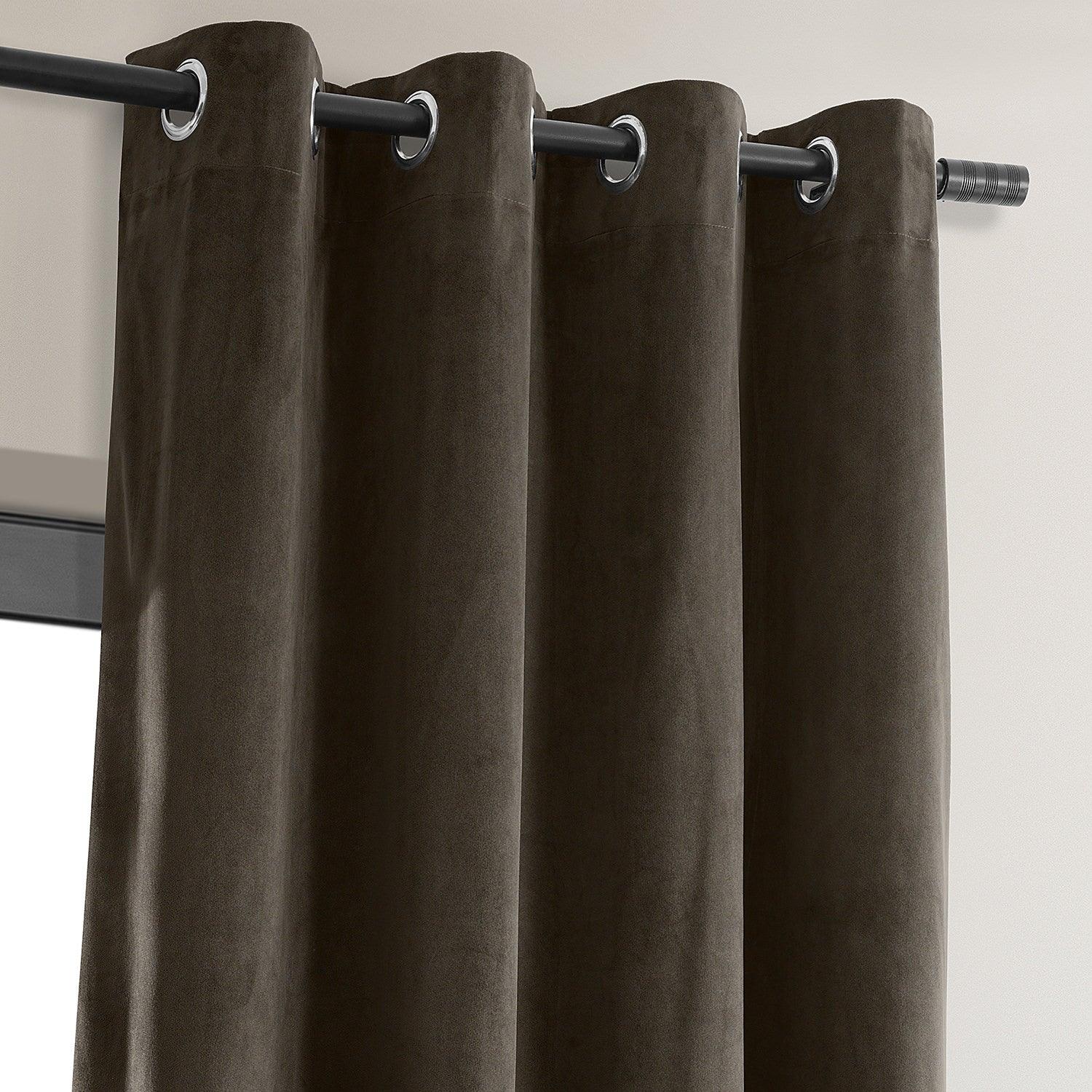 Java Premium Quality Velvet Curtain -1 Panel - Aura living