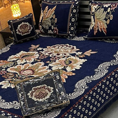 4Pc Velvet Jaquard Bedsheet AL # 4008