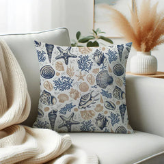 Waterproof Printed Cushion Cover Sea Life
