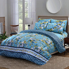6 PCS Printed Comforter Set - Aura Living