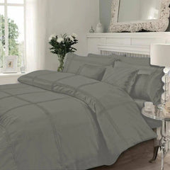 Square Pleated Cotton Quilt Cover Sets