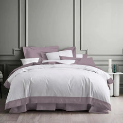 300 TC Plain Satin Cabana Duvet Cover Set - Aura Living