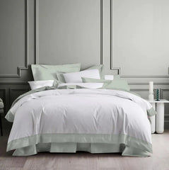 300 TC Plain Satin Cabana Duvet Cover Set - Aura Living