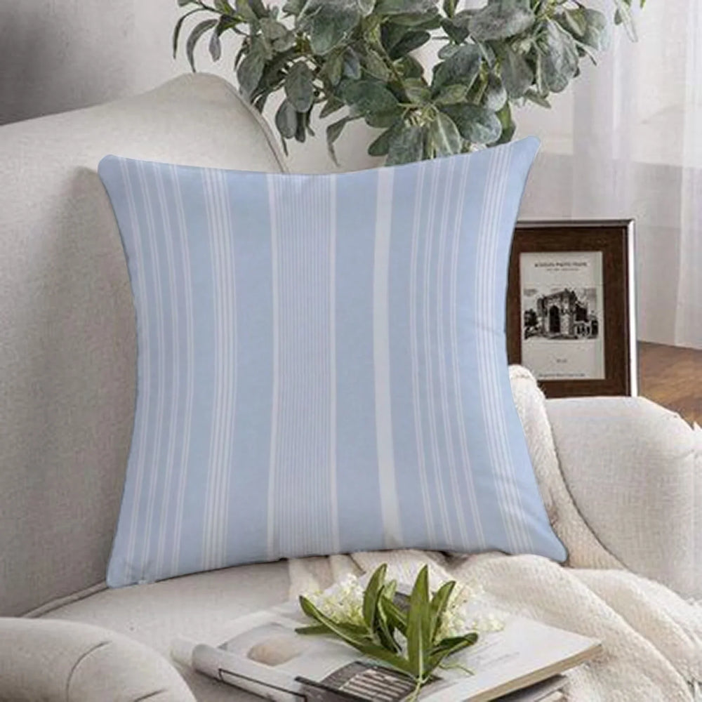 1 pc Blue Strip Cushion Cover - Aura Living