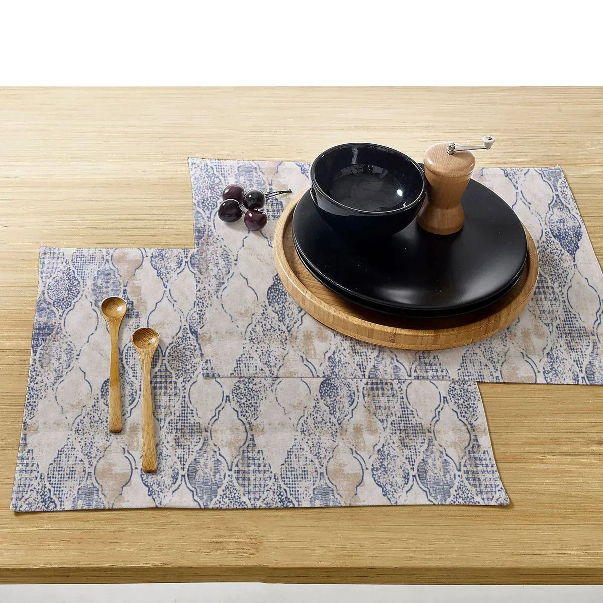 Waterproof Cotton Table Mat Set - Anakara - Aura Living