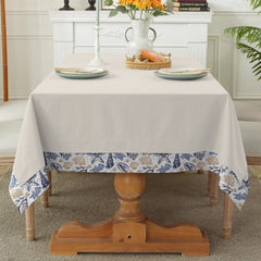 Print Bordered Cotton Dinning Set - Sea Life - Aura Living
