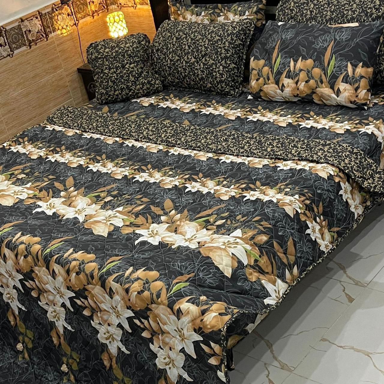 7-Piece Summer Bedspread Printed Set AL#105