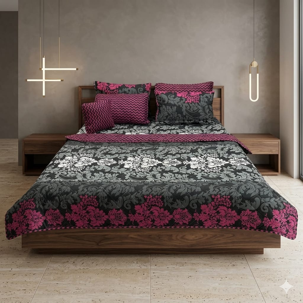 7-Piece Summer Bedspread Printed Set AL#109