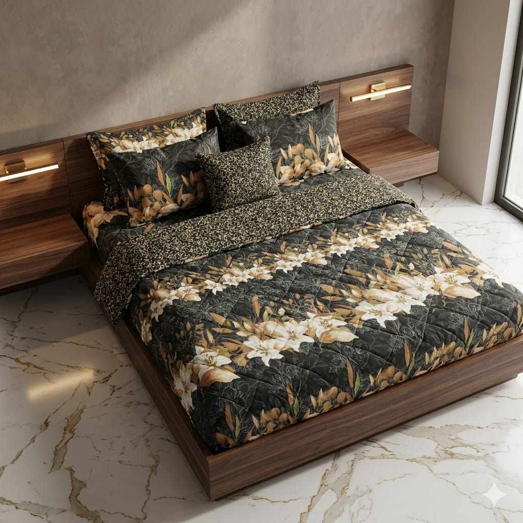 7-Piece Summer Bedspread Printed Set AL#105
