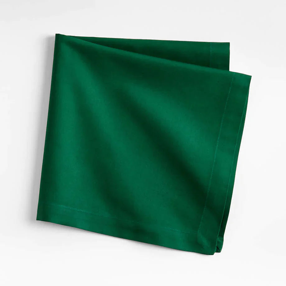 100% Cotton Napkin Set - Dark Green - Aura living
