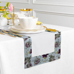 Cotton Dinning Set with Print Bordered- Brookblaid FlowraL