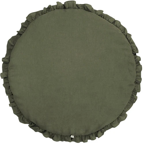 Round Style Baby Rug With Frilled - Aura Living