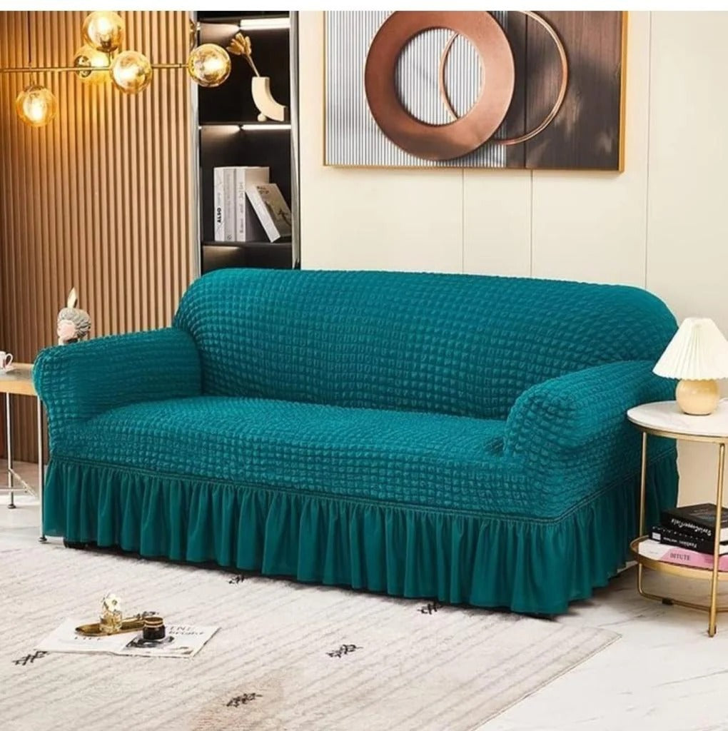 Persian Sofa Covers- Lycra Bubble - Teal