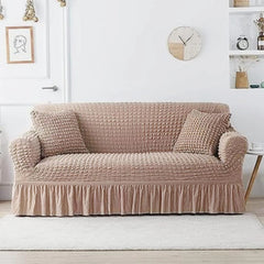 Persian Sofa Covers- Lycra Bubble - Beige