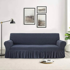 Turkish Style Sofa Covers Navy Blue