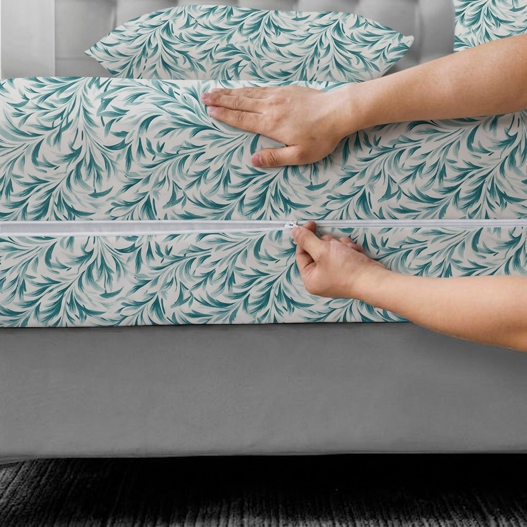 Printed Zipper Mattress Cover -
