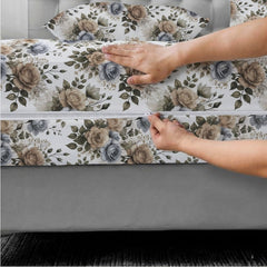 Printed Zipper Mattress Cover -