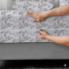 Printed Zipper Mattress Cover -