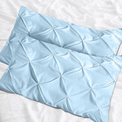 Luxury Cotton Pintuck Pillowcases Pack of 2 - Aura living