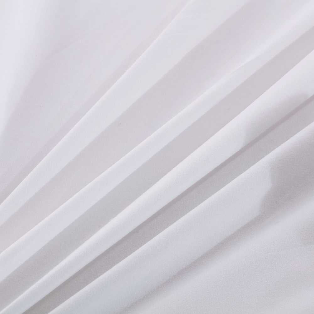 Rich Cotton Fitted Sheet with Pillow covers - White