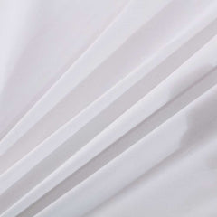 Rich Cotton Fitted Sheet with Pillow covers - White