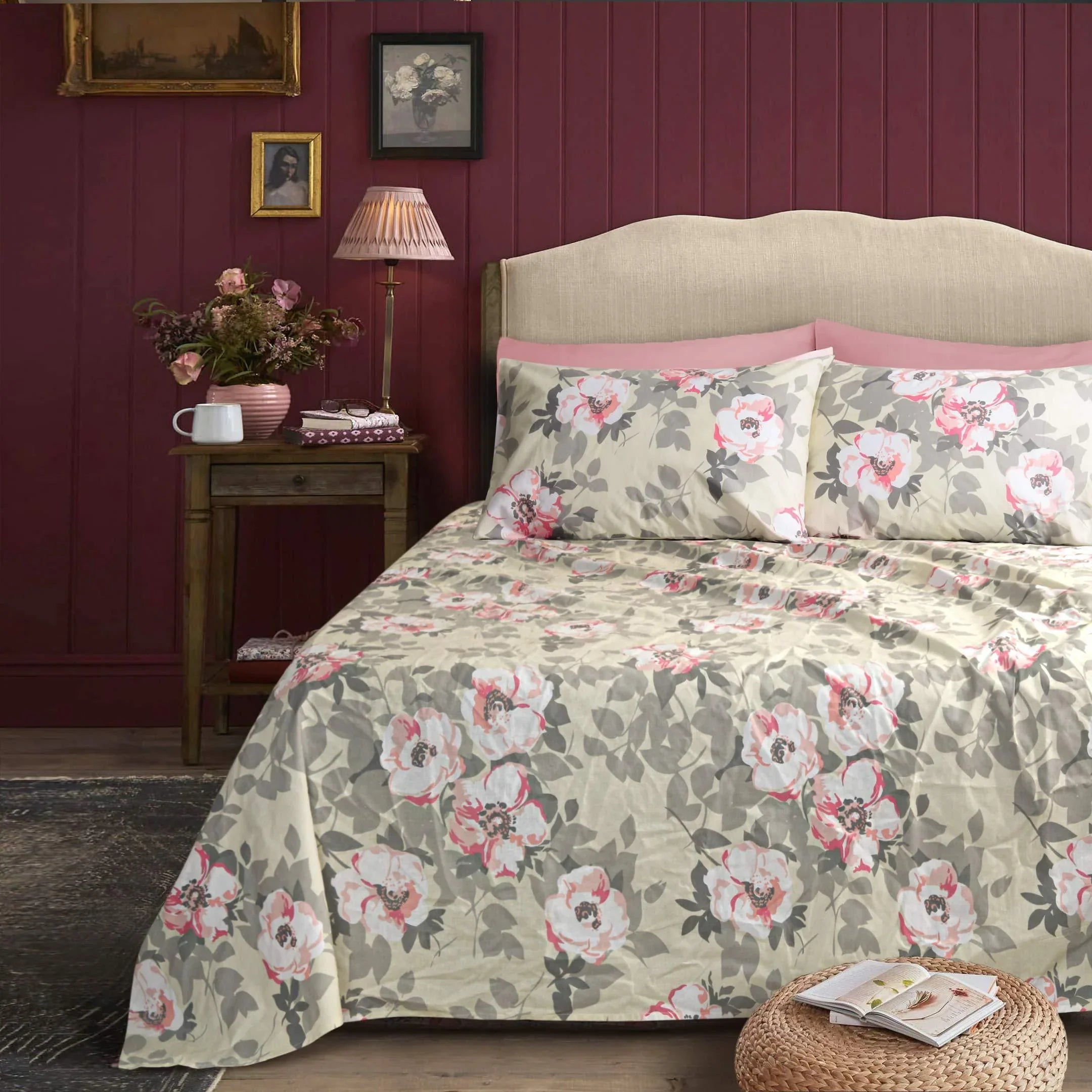 Cotton Printed Double Bed sheet Flowrence
